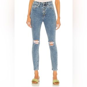 Weworewhat NWT Jeans in blue with distressing